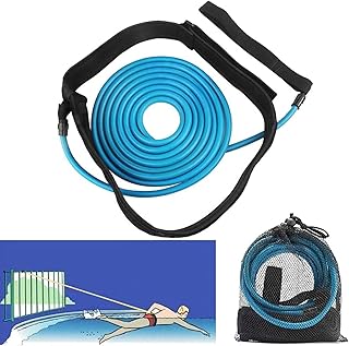 Arab swimming belt, 4 m elastic resistance bands, fixed swimming rope, fixed swimming belt, ideal for training and swimming exercise.. DIAYTAR NIGERIA: Where shopping is affordable, selection is vast, and delivery is always reliable.