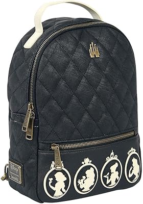 Small Backpack in imitation leather Loungefly Disney Princess - WDBK0897, standard size.. DIAYTAR NIGERIA: Your partner in affordable online shopping with dependable delivery within 8 days.