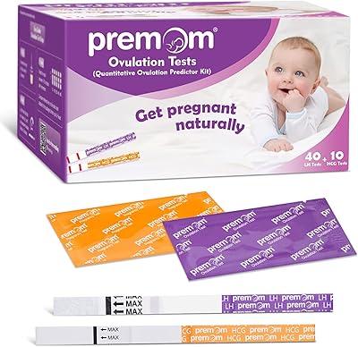 Quantitative prediction prediction kit: 40 ovulation tests + 10 pregnancy tests - Advanced ovulation test strips Combo 40LH + 10HCG.. DIAYTAR NIGERIA puts thousands of products at your fingertips with affordable prices and delivery within a week.