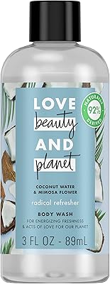 Botanical body wash Love Beauty and Planet with coconut water and mimosa flower - 85 ml travel format, 12 pieces.. DIAYTAR NIGERIA makes online shopping accessible to all with budget-friendly prices and reliable delivery.
