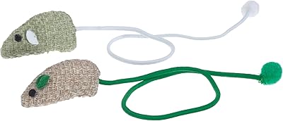 Chat toy Karlie Egyptian mice with chat grass pack of 2.. Every order, every item — DIAYTAR Nigeria delivers fast and reliably.
