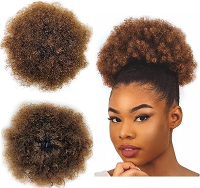 Short Fannace Afro Droffe Hair Synthetic Hair Puffs Cordon.. Online shopping made simple and affordable — DIAYTAR Nigeria.