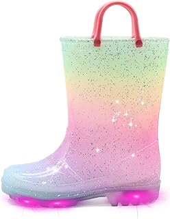 Bright rain boots for all-small impermeable with patterns and shiny boots with handles for boys and girls.. DIAYTAR NIGERIA delivers on our promise of variety, affordability, and prompt nationwide shipping.