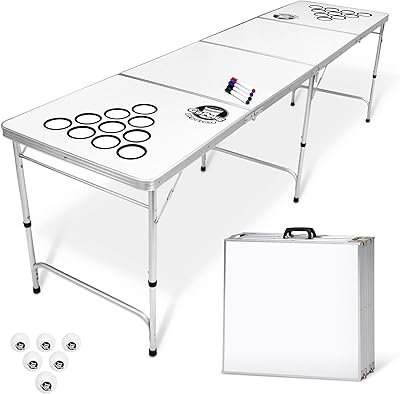 GOPONG 8 "portable beer table (black, football, American or personalized dry flag).. Your daily needs delivered to your door — DIAYTAR Nigeria style.