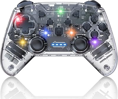 Wireless pro controller, Bluetooth distance joystick Cristacon, joystick for Nintendo Switch, Bluetooth controller with turbo, gyroscope tree and double vibration game controller, for Nintendo Switch and PC.. DIAYTAR NIGERIA: Where countless products meet affordable prices and reliable nationwide shipping.