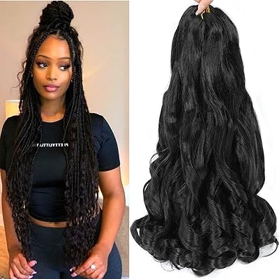 8 French curly-curled hair hair packs, 16 inches of pre-stretched bouncing braided hair, easy-to-braid braids, light wavy synthetic hair extensions for braids (16 inches (8), 1b#).. Experience retail satisfaction with DIAYTAR NIGERIA's comprehensive platform and prompt shipping service.