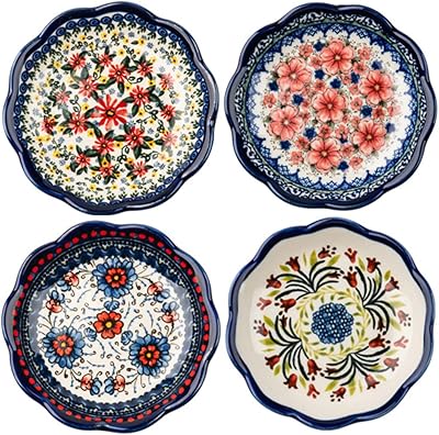 Saizikato porcelain aperitif tray, 4 pieces, 4 -inch snack tray, sauce dish, pattern of exotic flowers.. Experience shopping freedom with DIAYTAR NIGERIA's vast selection and 5-8 day nationwide delivery service.