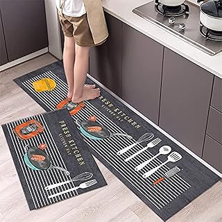 Large set of 2 -room kitchen carpets in velvet Crystal absorbent nursing and washable.. Explore a world of choices with DIAYTAR NIGERIA's vast catalog and budget-friendly nationwide shipping.