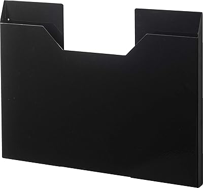 Yamazaki Home magnetic pocket wallpaper | Steel | Kitchen organizer, one size, black.. Forget the long lines — DIAYTAR Nigeria is always open for shopping.