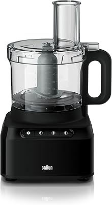 Braun Puunise Culinary Robot, guaranteed at least one year from the manufacturer, FP 3132 BK model.. Experience the DIAYTAR difference with our vast product selection and delivery within 5-8 days.