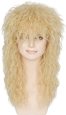 Miss U hair Long Blonde wigs from the 80s for women, hair wig switch to rocking.. DIAYTAR NIGERIA makes luxury accessible with our affordable prices and dependable delivery service.