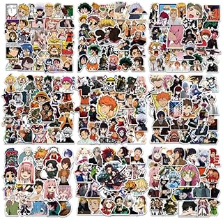 Set of anime Endri stickers of 300 pieces for children and adults, waterproof and colorful stickers for water bottle, water bottle, laptop, skateboarding, luggage, mobile phone, cups, etc. (300p mixed anime).. Shop with purpose at DIAYTAR NIGERIA, where diverse selection meets budget-friendly nationwide delivery.