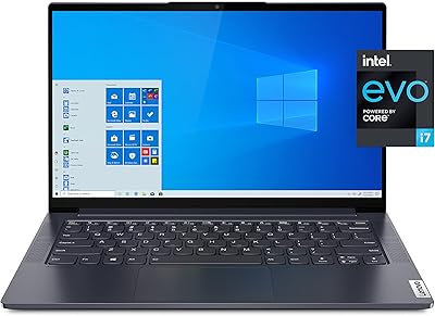 Laptop Lenovo Ideapad Slim 7i 14 inch FHD (1 920 x 1,080), Intel Core I7-1165g7 processor, RAM DDR4 8 GB, SSD 512 GB, Intel IRIS graphics card, Windows 10 Family, 82a6000bus, dark gray.. DIAYTAR NIGERIA brings the joy of affordable shopping to your fingertips with delivery in less than 8 days.