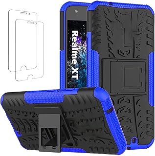 TTIANFA COP Compatible with Oppo Realme XT, 2* Window protector in tempered Glass Armor Robust Double Double layer of Robust Foldable Anti-Ratable TPU Cover, blue.. Shop smart and save with DIAYTAR NIGERIA's extensive product range and 5-8 day delivery guarantee.