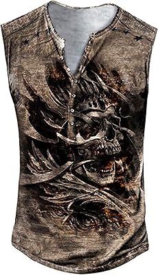 Summer tank top for men, breathable, without collar, loose cut, full print, elegant sports shirt.. Experience shopping satisfaction with DIAYTAR NIGERIA's vast selection and nationwide delivery service.