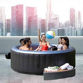 Inflatable jacuzzi with quick heating up to 40 degrees suitable for Spa and Sauna baths at home for 2 to 4 people.. Shop from anywhere in Nigeria with DIAYTAR's extensive selection and budget-friendly shipping options.