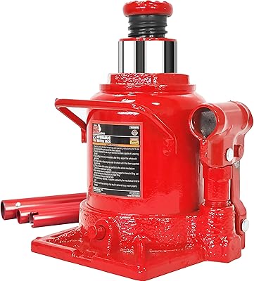 Big Red Torin T92007A Mini Cric-Bouteille Hydraulique welded, capacity of 20 tonnes (40,000 lb), red, red.. DIAYTAR NIGERIA brings the marketplace home to you with affordable prices and delivery in 5-8 days.