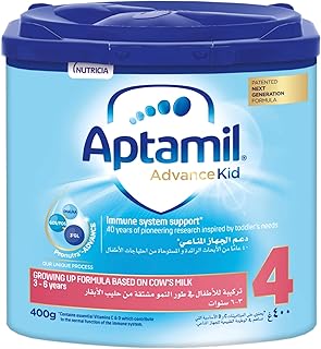 Aptamil Advance Kid 4 Milk, growing children's formula from 3 to 6 years old, weighing 400 grams.. DIAYTAR NIGERIA: Connecting Nigerians with affordable products through our expansive e-commerce platform.