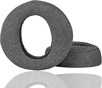 Improved SIVVI replacement ear cushions, compatible with the Sony PlayStation 5 Plus 3D PS5 helmet, black fabric ear pads (gray linen ear cover).. Discover the perfect shopping balance at DIAYTAR NIGERIA with competitive prices and prompt delivery.