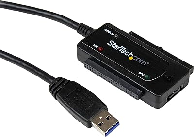 STARTEC.com USB 3.0 adapter to sataide - External hard disk adapter 2.5 "/3.5" to USB - Hard drive transfer cable (USB3SAIDAIDES), black.. DIAYTAR Nigeria is your reliable online shopping destination offering an extensive range of products across all categories. Enjoy fast nationwide delivery in just 5 to 8 days and some of the lowest prices in the market.