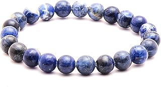 Healing bracelet in natural sodalite crystal bracelet of jewelry for men and women.. Experience the convenience of online shopping with DIAYTAR NIGERIA's reliable 5-8 day delivery service.