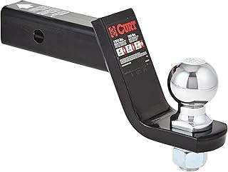 Curt 45042 trailer hitch support with 2-5/16 "ball and pin, for 2" receiver, 7,500 lb, height of 4 ", black.. DIAYTAR NIGERIA: Putting quality products within reach of every Nigerian through our affordable marketplace.