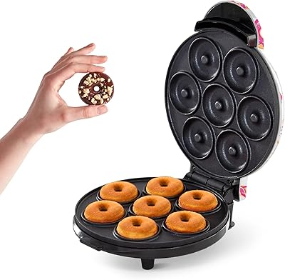 DASH DDM007GBAQ04 Mini Fuck Machine for breakfast, snacks, desserts and more with non-stick surface, for 7 printed donuts.. Affordable shopping made easy on DIAYTAR Nigeria, with fast delivery from 5 to 8 days.