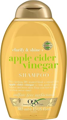 Purifying shampoo with ogx apple cider vinegar for oily hair, 385 ml.. DIAYTAR NIGERIA: Where shopping is easy, prices are low, and delivery is just days away.