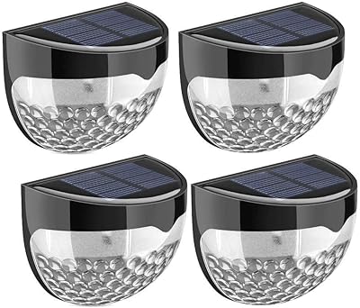 Solar energy fence lights 4 solar garden wall lights.. DIAYTAR NIGERIA: Where shopping meets satisfaction with affordable prices and delivery within 8 days.