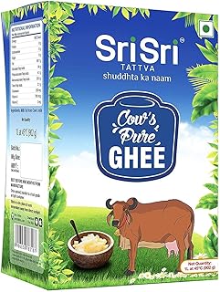 Pure ghee of ayurvedic cow sri sri 1 liter (s).. Big savings, small wait times — shop now at DIAYTAR Nigeria.