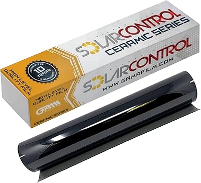 Film car window with solar control gamma autoparts, 20 "x 100 ', universal roller in nano-ceramic for confidentiality, blocks 100 % UV rays and stripes, UV resistant at 90 %.. Affordable convenience is here — shop DIAYTAR Nigeria today.
