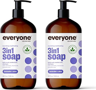 Savon, body cleaner, foaming bath, shampoo, 946 ml (pack of 2), lavender, aloe vera, coconut cleaner with extracts of organic plants and pure essential oils (the packaging can vary).. Shop without boundaries at DIAYTAR NIGERIA, offering affordable products with convenient delivery times.