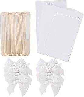 Simplicity white wedding fans set, 24 pieces, 5 "l x 7" h.. Shop smart, shop DIAYTAR - Nigeria's most affordable e-commerce platform with nationwide delivery.