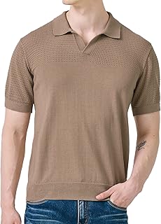 Short -sleeved knitting polo shirt for men, classic summer summer sweater.. DIAYTAR NIGERIA transforms wishes into deliveries with our affordable and reliable e-commerce platform.