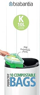 Brebantia Food 10 L biodegradable trash bags (x10) code K.. DIAYTAR NIGERIA: Your trusted e-commerce partner with extensive product choices and affordable delivery.