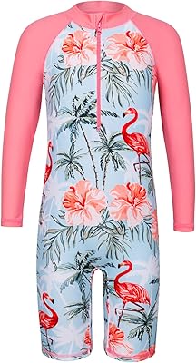 Huanyu Bathroom A long piece for girls upf 50+ with zipper for 4 to 12 years old.. DIAYTAR NIGERIA makes online shopping accessible to all with budget-friendly prices and reliable delivery.