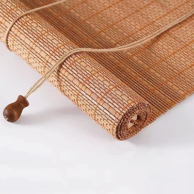 Odulting blinds in natural bamboo for outdoor window, roller blinds filtering light, blinding shores in bamboo for garden, kitchen, customizable balcony (L100 x H 200 cm (39 x 79 inches)))))).. Unlock a world of affordable products with DIAYTAR NIGERIA's expansive e-commerce platform.