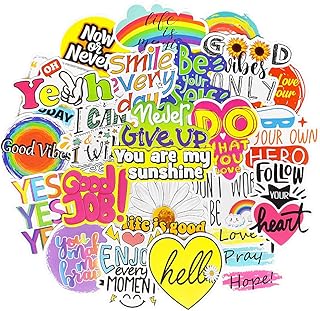 Inspirant stickers QTL for women and adolescents, motivation stickers for water bottle, stickers for adults and children, waterproof stickers for laptop, pack of 50.. Your new favorite way to shop online — DIAYTAR Nigeria.