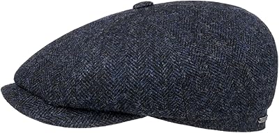 Classic dish hat in wool Stetson Hatteras for men - Gavroche with visor, lining, fall and winter.. Your complete shopping solution, DIAYTAR NIGERIA offers extensive choice with competitive prices and delivery.