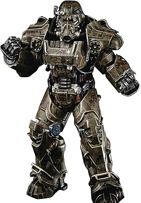 Three Zero Fallout: T-60 Power Armor Camouflage Collection figurine on a 1: 6 Multicolor.. DIAYTAR NIGERIA transforms how Nigerians shop with our affordable prices and dependable shipping times.