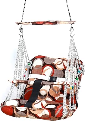 Foldable and washable cotton hammock for baby from 1 to 8 years old with belt.. Make shopping fun and stress-free with DIAYTAR Nigeria.
