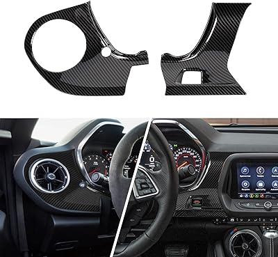 SQQB carbon fiber central dashboard cover compatible with Chevrolet Chevrolet Camaro 2016-2022.. Shopping has never been easier — DIAYTAR Nigeria delivers it all in 5–8 days.