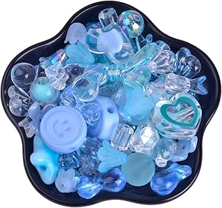 Assortment of acrylic pearls Heart Flower Star butterfly and colors knot.. DIAYTAR NIGERIA: Where value shopping meets reliable 5-8 day delivery across the nation.