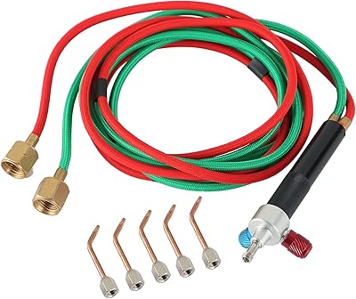 FLKQC Jewelry Mini gas welding kit with 5 welding tips for oxygen bottles and pipes - acetylene jewelry.. DIAYTAR NIGERIA revolutionizes access to quality products with affordable prices and dependable shipping.
