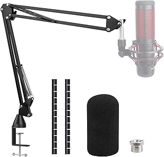 Perch microphone support for hyperx quadcast s cable suspension support.. Discover a world of choices with DIAYTAR NIGERIA's extensive marketplace and prompt shipping service.