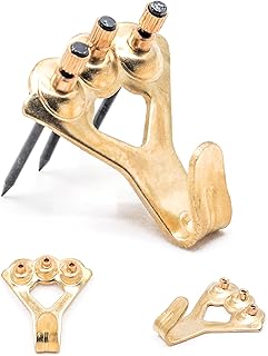 Hooks for robust photo frame supporting up to 100 lb - pack of 10 with screws | Suspension hooks for dry partitions - Mirror suspension equipment - Plaster wall support support.. Shop the future with DIAYTAR NIGERIA - thousands of products, unbeatable prices, delivery within a week.