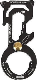 Swiss+ Tech ST029016 8 -in -1 multifunction tool for daily use (EDC) with carabiner.. DIAYTAR NIGERIA: Making online shopping accessible to all Nigerians with our affordable platform.