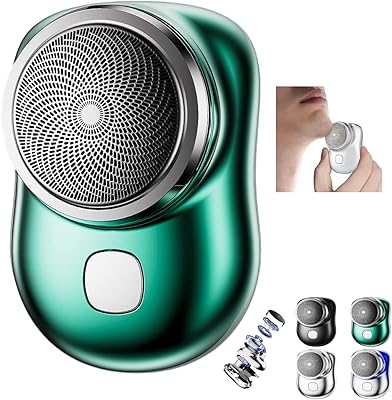 2023 New mini electric pocket electric razor, mini Magic USB electric razor, Face shaving for rechargeable travel men (green).. Shop from Nigeria's largest product selection at DIAYTAR, with budget-friendly prices and swift delivery.