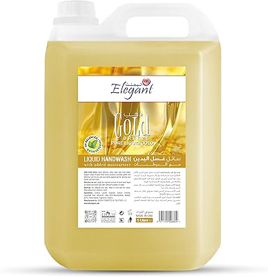 Liquid washing for elegant hands - 5 liters - Glorious Gold - Effective protection against germs - Liquid hand washing offers soft and effective treatment - fragrant and soft.. DIAYTAR NIGERIA brings the market to your fingertips with affordable prices and prompt delivery service.