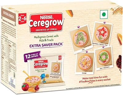 Nestlé CEREGRO MULTI CELLES with milk and fruit - Multi Pack 600g (12 units inside - 50g each).. DIAYTAR NIGERIA: Where affordability and variety meet with convenient delivery within 8 days.